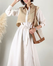 トレンチモチーフウエストベルトシャツワンピース - select store mirror meトレンチモチーフウエストベルトシャツワンピース238772352mirror meselect store mirror me238772352S