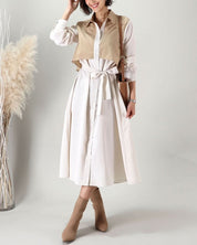 トレンチモチーフウエストベルトシャツワンピース - select store mirror meトレンチモチーフウエストベルトシャツワンピース238772352mirror meselect store mirror me238772352S