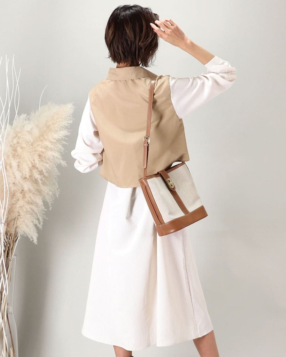 トレンチモチーフウエストベルトシャツワンピース - select store mirror meトレンチモチーフウエストベルトシャツワンピース238772352mirror meselect store mirror me238772352S