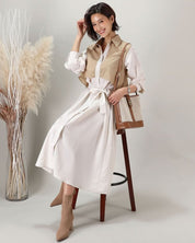 トレンチモチーフウエストベルトシャツワンピース - select store mirror meトレンチモチーフウエストベルトシャツワンピース238772352mirror meselect store mirror me238772352S