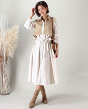 トレンチモチーフウエストベルトシャツワンピース - select store mirror meトレンチモチーフウエストベルトシャツワンピース238772352mirror meselect store mirror me238772352S