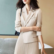 洗練された美しさを纏う、ディテールアシンメトリースーツ型ワンピース - select store mirror me洗練された美しさを纏う、ディテールアシンメトリースーツ型ワンピース248469560mirror meselect store mirror me248469560ホワイトS