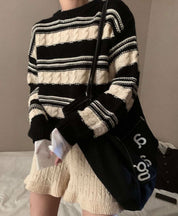 【高品質ウール25%】【動画あり】REMIXボーダーニットセーター - select store mirror me【高品質ウール25%】【動画あり】REMIXボーダーニットセーターmirror meselect store mirror meフリーサイズ