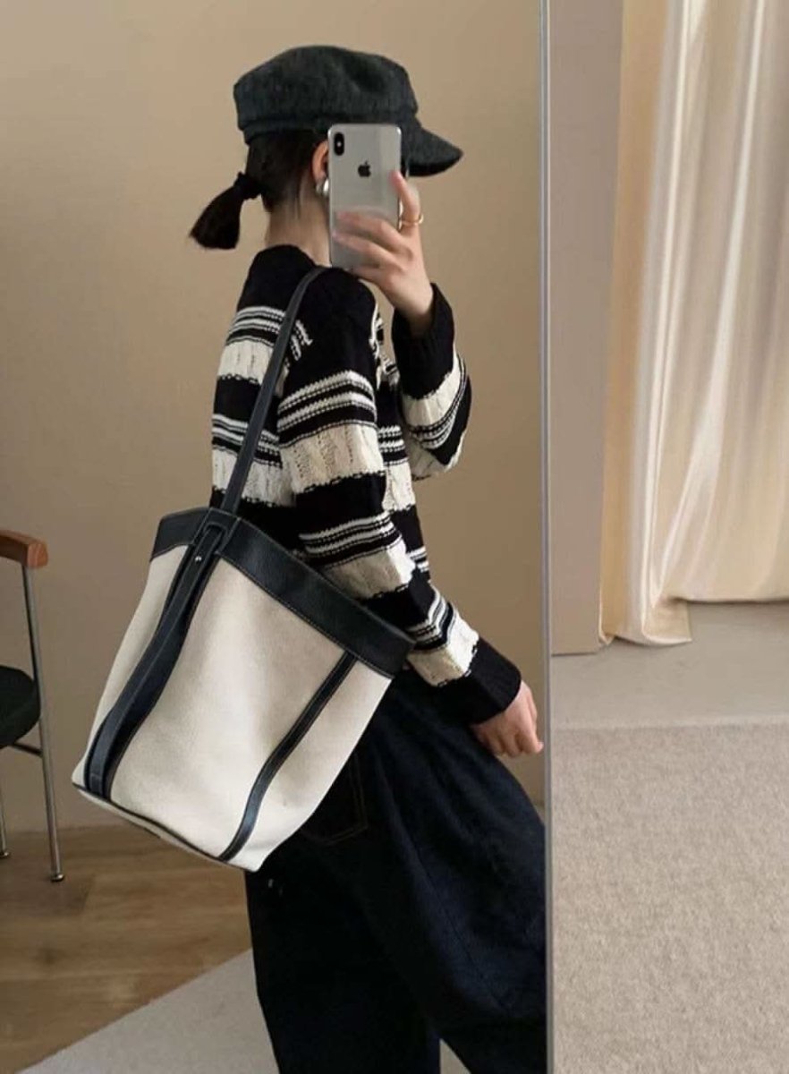 【高品質ウール25%】【動画あり】REMIXボーダーニットセーター - select store mirror me【高品質ウール25%】【動画あり】REMIXボーダーニットセーターmirror meselect store mirror meフリーサイズ