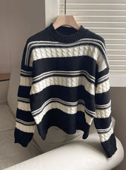 【高品質ウール25%】【動画あり】REMIXボーダーニットセーター - select store mirror me【高品質ウール25%】【動画あり】REMIXボーダーニットセーターmirror meselect store mirror meフリーサイズ