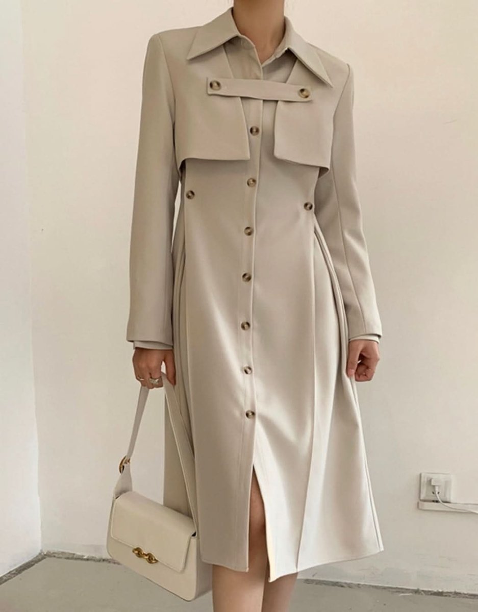 2WAYマテリアル変形ワンピース 2色展開 - select store mirror me2WAYマテリアル変形ワンピース 2色展開198868180mirror meselect store mirror me198868180アイボリーS