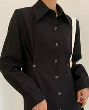 2WAYマテリアル変形ワンピース 2色展開 - select store mirror me2WAYマテリアル変形ワンピース 2色展開198868180mirror meselect store mirror me198868180アイボリーS