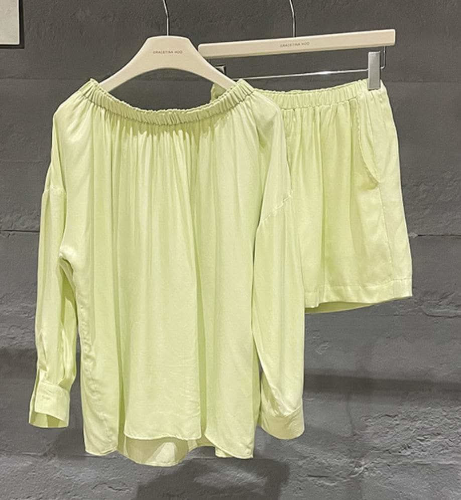 【動画あり】2WAYオフショルダーカラーセットアップ 3色展開 - select store mirror me【動画あり】2WAYオフショルダーカラーセットアップ 3色展開204750522mirror meselect store mirror me204750522ライトブルーS