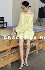 【動画あり】2WAYオフショルダーカラーセットアップ 3色展開 - select store mirror me【動画あり】2WAYオフショルダーカラーセットアップ 3色展開204750522mirror meselect store mirror me204750522ライトブルーS