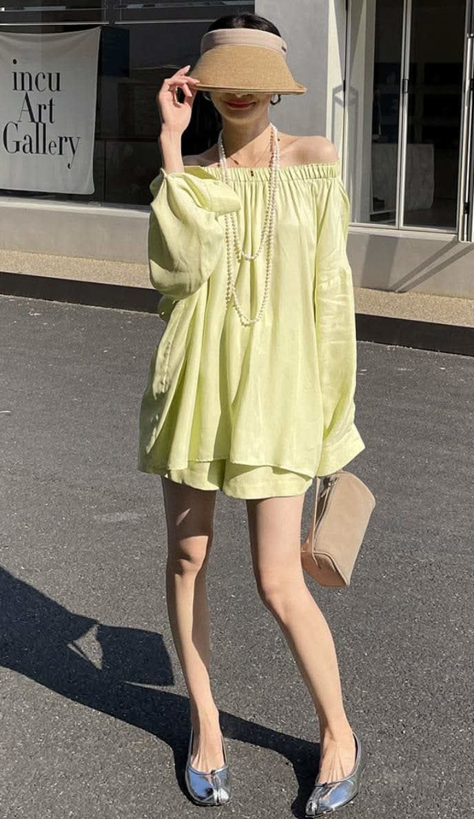 【動画あり】2WAYオフショルダーカラーセットアップ 3色展開 - select store mirror me【動画あり】2WAYオフショルダーカラーセットアップ 3色展開204750522mirror meselect store mirror me204750522ライトブルーS