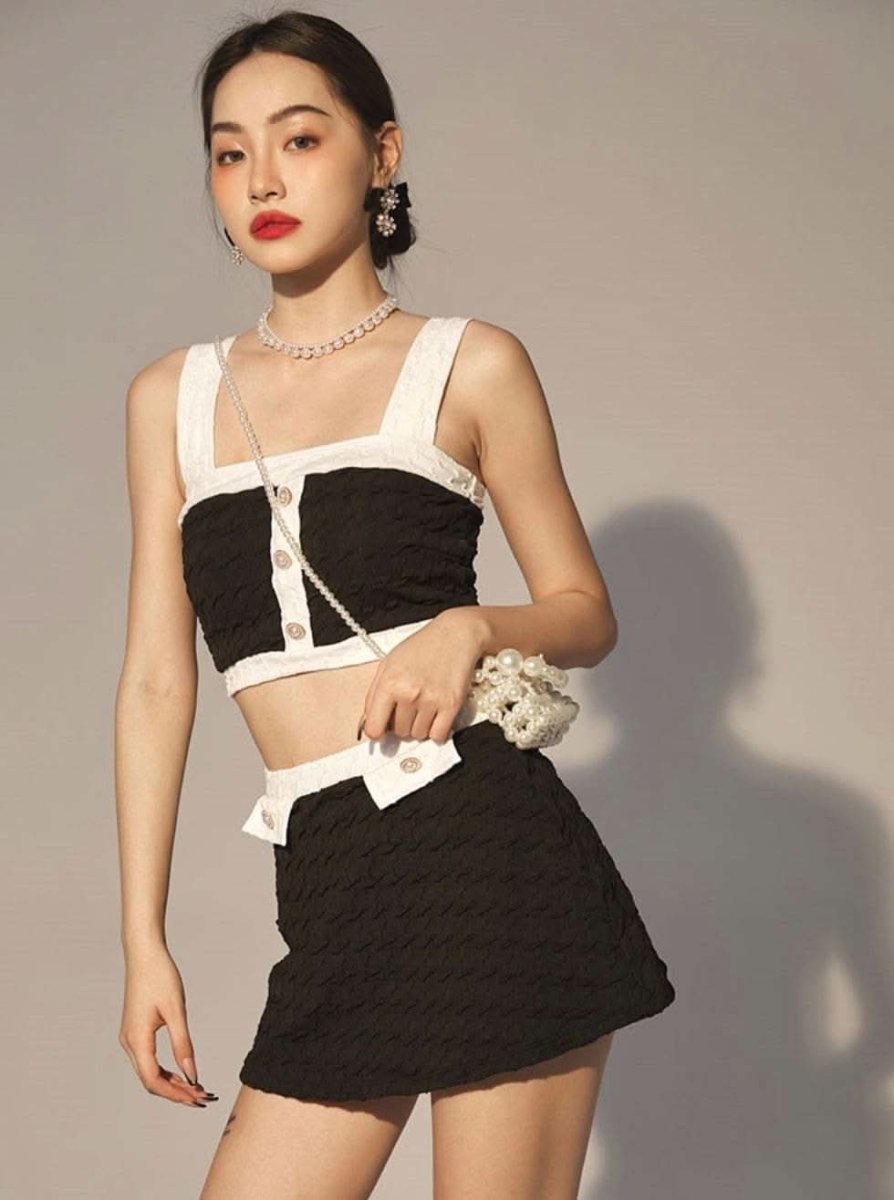 <2WAY可能!>【動画あり】バイカラー上品ボタンジャガードビキニ - select store mirror me<2WAY可能!>【動画あり】バイカラー上品ボタンジャガードビキニ121795989mirror meselect store mirror me121795989M