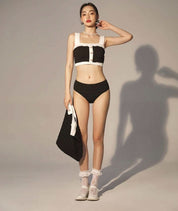 <2WAY可能!>【動画あり】バイカラー上品ボタンジャガードビキニ - select store mirror me<2WAY可能!>【動画あり】バイカラー上品ボタンジャガードビキニ121795989mirror meselect store mirror me121795989M