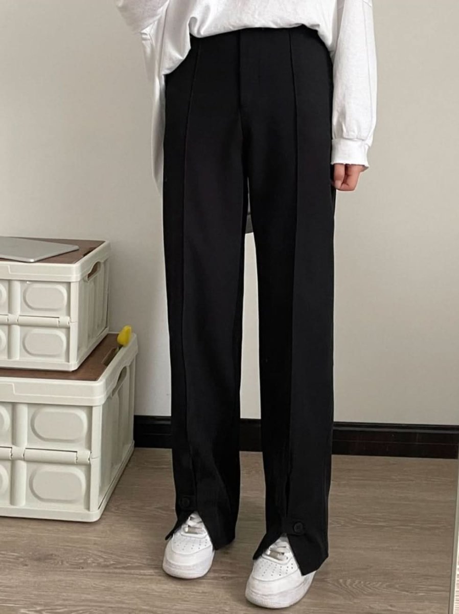 【動画あり】2WAY裾ボタンスリットストレートパンツ - select store mirror me【動画あり】2WAY裾ボタンスリットストレートパンツ185493540mirror meselect store mirror me185493540S