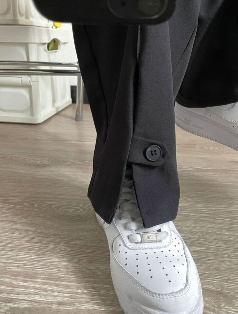 【動画あり】2WAY裾ボタンスリットストレートパンツ - select store mirror me【動画あり】2WAY裾ボタンスリットストレートパンツ185493540mirror meselect store mirror me185493540S