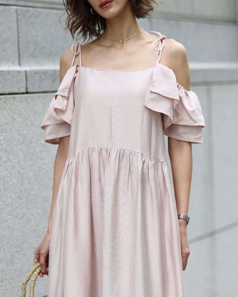 【動画あり】2WAYナチュラルカラーRAYワンピース 3色展開 - select store mirror me【動画あり】2WAYナチュラルカラーRAYワンピース 3色展開203498928mirror meselect store mirror me203498928ホワイトS