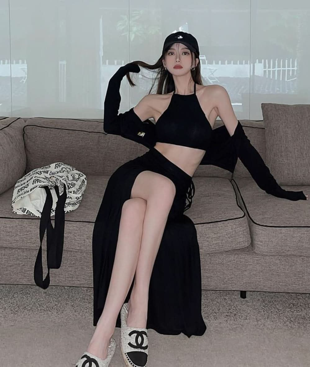 ホルターネックスリットスカート3点セット 2色展開 - select store mirror meホルターネックスリットスカート3点セット 2色展開190129793mirror meselect store mirror me190129793カーキS