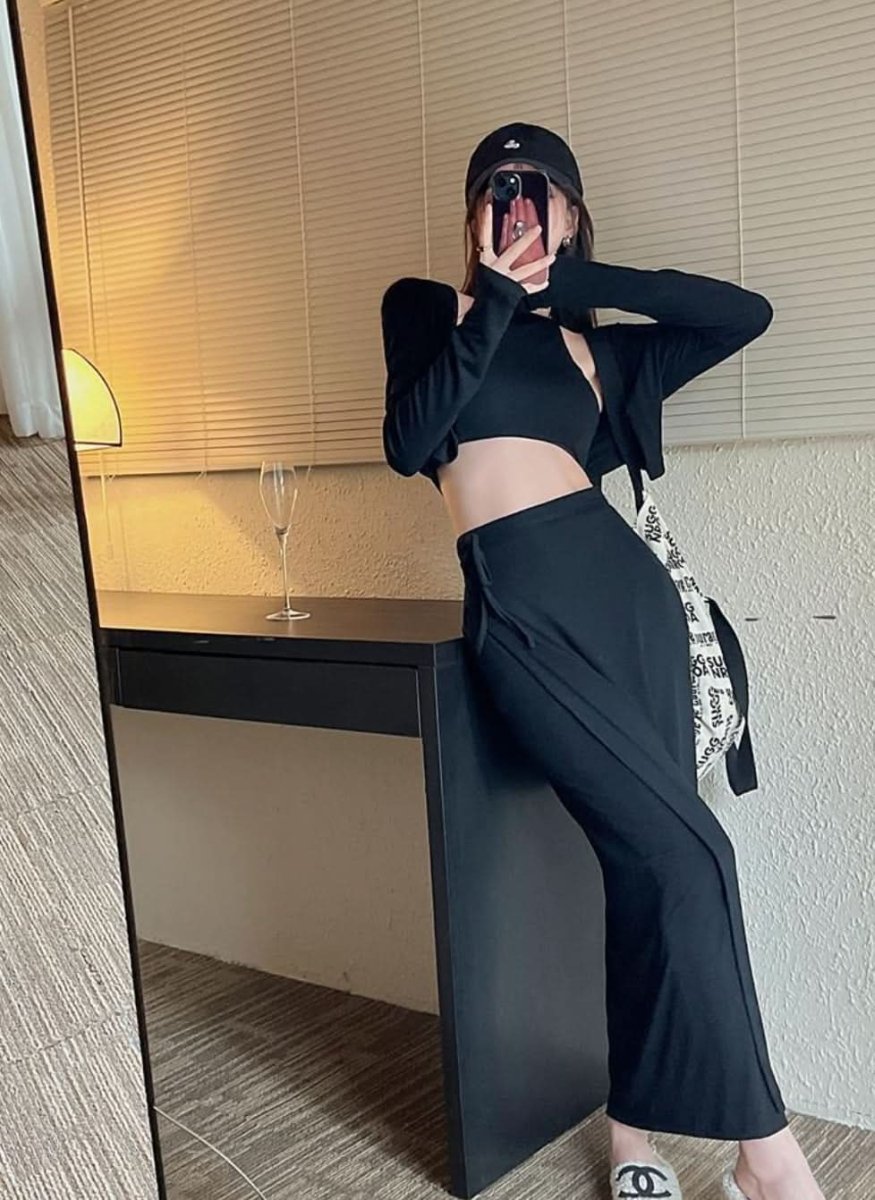 ホルターネックスリットスカート3点セット 2色展開 - select store mirror meホルターネックスリットスカート3点セット 2色展開190129793mirror meselect store mirror me190129793カーキS