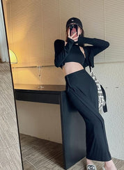 ホルターネックスリットスカート3点セット 2色展開 - select store mirror meホルターネックスリットスカート3点セット 2色展開190129793mirror meselect store mirror me190129793カーキS