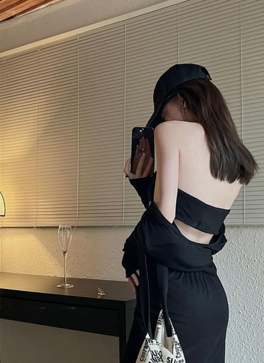 ホルターネックスリットスカート3点セット 2色展開 - select store mirror meホルターネックスリットスカート3点セット 2色展開190129793mirror meselect store mirror me190129793カーキS