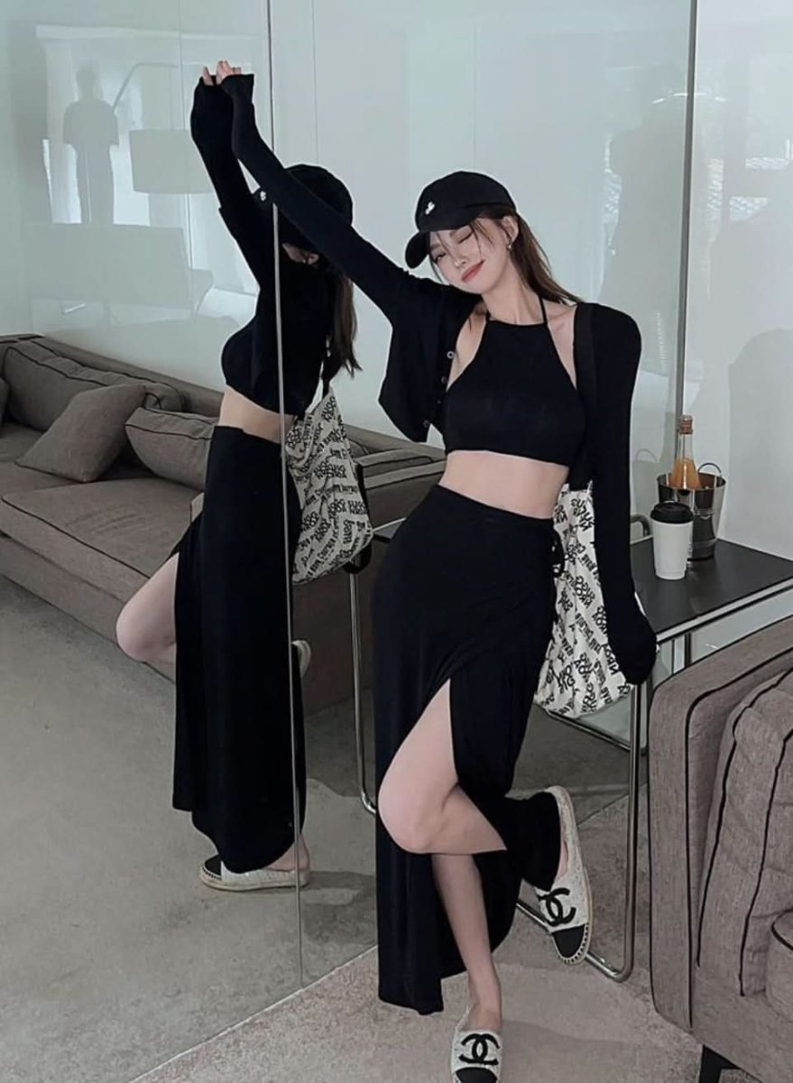 ホルターネックスリットスカート3点セット 2色展開 - select store mirror meホルターネックスリットスカート3点セット 2色展開190129793mirror meselect store mirror me190129793カーキS