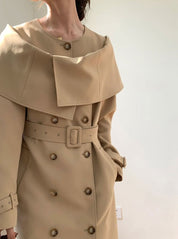 即納,購入後3営業日内発送!<インスタグラマー様ご愛用>【動画あり】トレンドショールデザイントレンチコート  - select store mirror me即納,購入後3営業日内発送!<インスタグラマー様ご愛用>【動画あり】トレンドショールデザイントレンチコート select store mirror meselect store mirror me252589539S