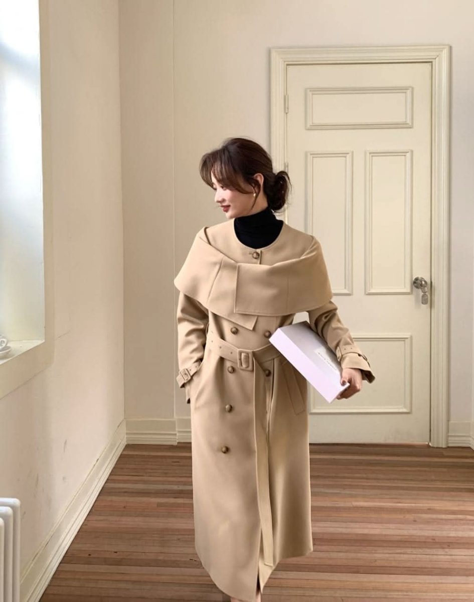 即納,購入後3営業日内発送!<インスタグラマー様ご愛用>【動画あり】トレンドショールデザイントレンチコート  - select store mirror me即納,購入後3営業日内発送!<インスタグラマー様ご愛用>【動画あり】トレンドショールデザイントレンチコート select store mirror meselect store mirror me252589539S