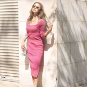 ウエストクロスリボンタイトニットワンピース 3色展開 - select store mirror meウエストクロスリボンタイトニットワンピース 3色展開107391944mirror meselect store mirror me107391944グレージュ S