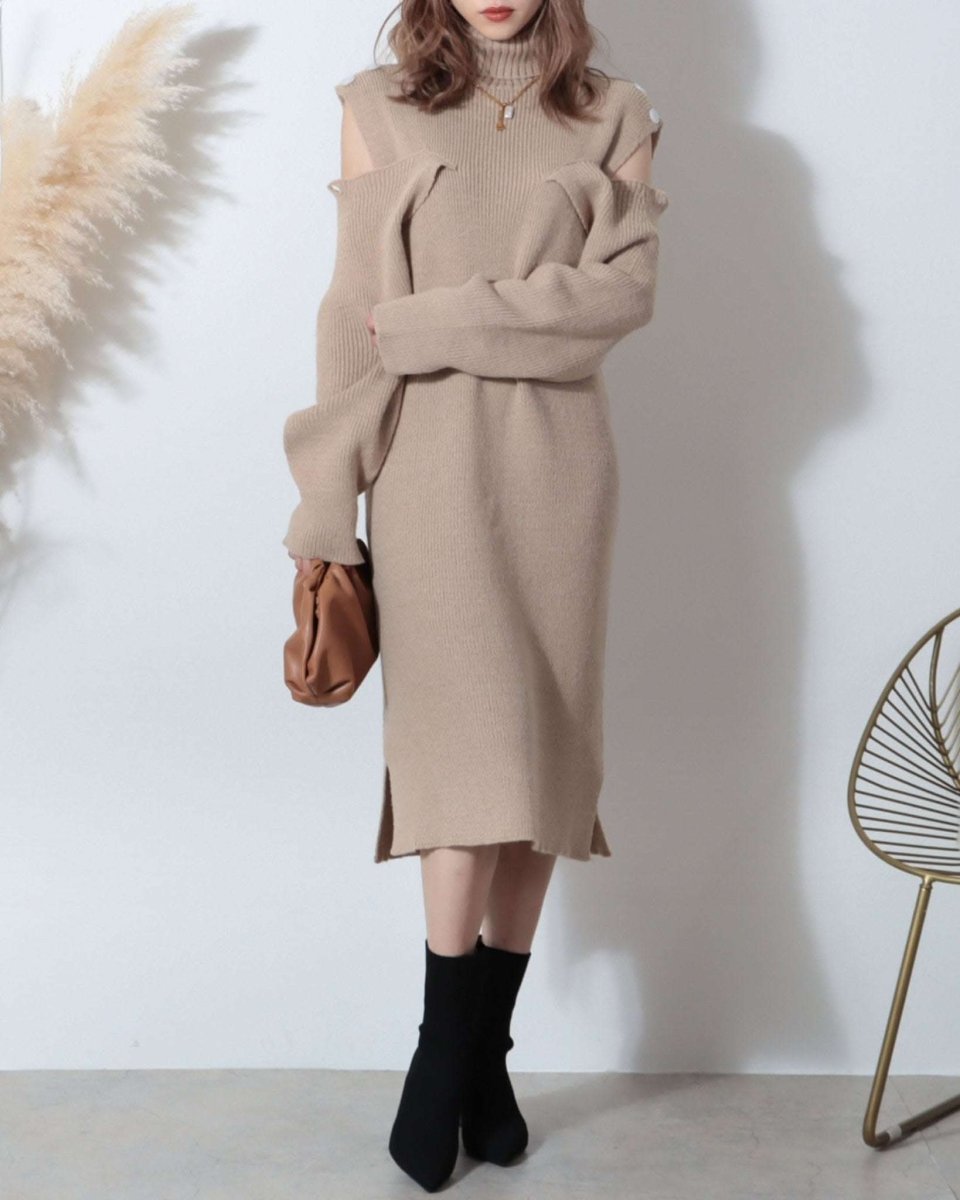 【動画あり】ショルダーカットボリュームニットワンピース 3色展開 - select store mirror me【動画あり】ショルダーカットボリュームニットワンピース 3色展開147572412mirror meselect store mirror me147572412オフホワイト