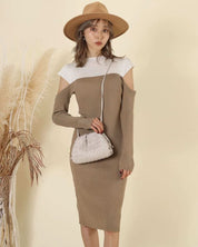 【動画あり】スリーブカットコントラストニットワンピース 3色展開 - select store mirror me【動画あり】スリーブカットコントラストニットワンピース 3色展開155932828mirror meselect store mirror me155932828ベージュ&ホワイト S