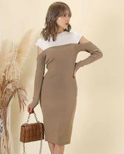 【動画あり】スリーブカットコントラストニットワンピース 3色展開 - select store mirror me【動画あり】スリーブカットコントラストニットワンピース 3色展開155932828mirror meselect store mirror me155932828ベージュ&ホワイト S