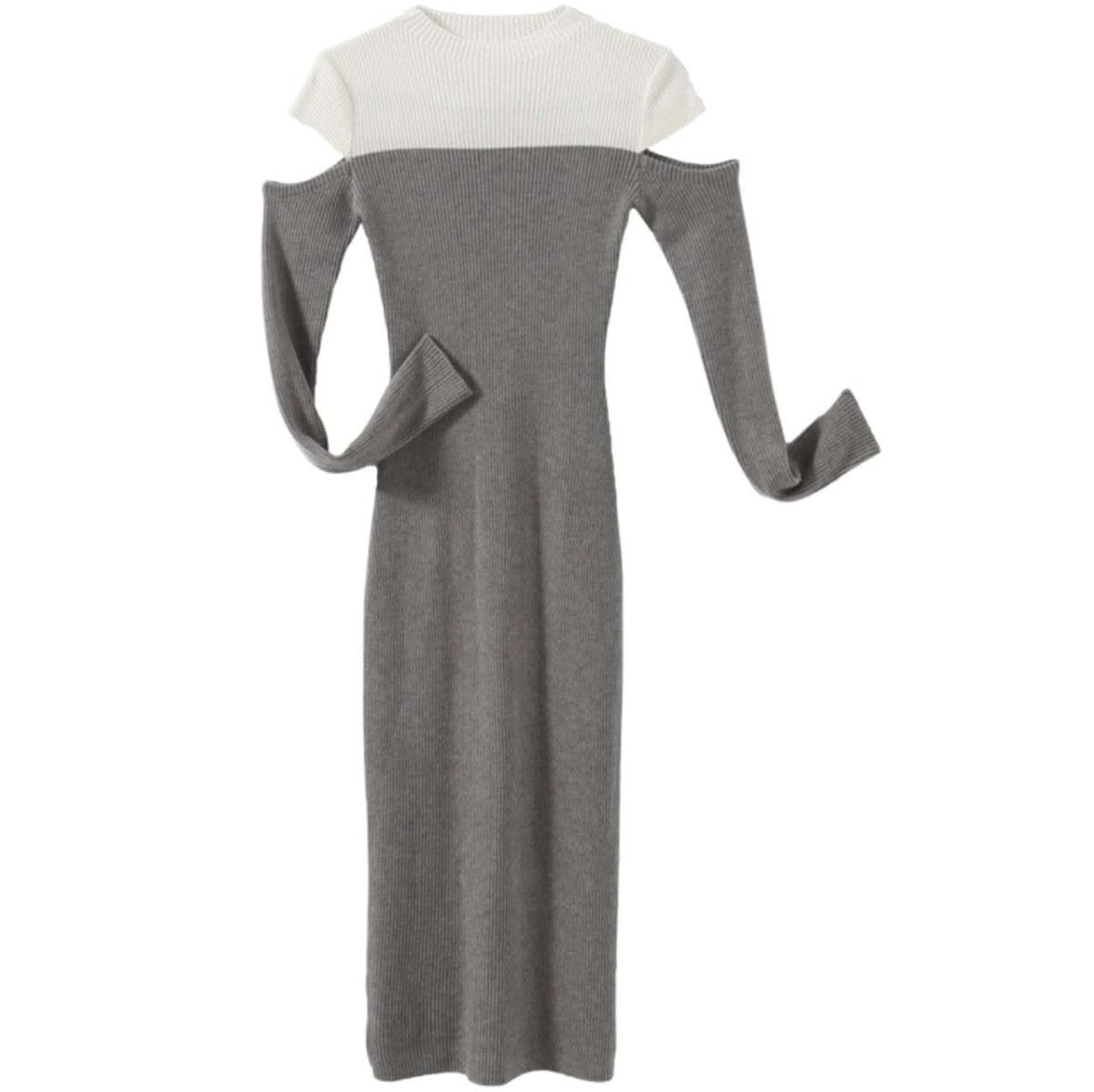 【動画あり】スリーブカットコントラストニットワンピース 3色展開 - select store mirror me【動画あり】スリーブカットコントラストニットワンピース 3色展開155932828mirror meselect store mirror me155932828ベージュ&ホワイト S