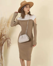 【動画あり】スリーブカットコントラストニットワンピース 3色展開 - select store mirror me【動画あり】スリーブカットコントラストニットワンピース 3色展開155932828mirror meselect store mirror me155932828ベージュ&ホワイト S