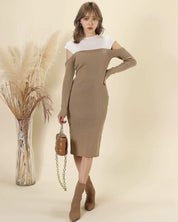 【動画あり】スリーブカットコントラストニットワンピース 3色展開 - select store mirror me【動画あり】スリーブカットコントラストニットワンピース 3色展開155932828mirror meselect store mirror me155932828ベージュ&ホワイト S