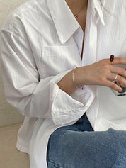 アシンメトリーデザインボタンオーバーシャツ 3色展開 - select store mirror meアシンメトリーデザインボタンオーバーシャツ 3色展開156165815mirror meselect store mirror me156165815ホワイト S