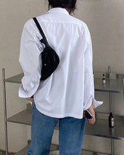 アシンメトリーデザインボタンオーバーシャツ 3色展開 - select store mirror meアシンメトリーデザインボタンオーバーシャツ 3色展開156165815mirror meselect store mirror me156165815ホワイト S