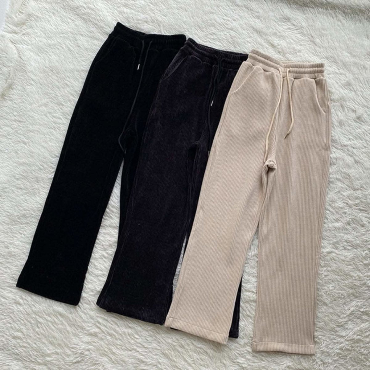 コーデュロイハイウエストパンツ 3色展開 - select store mirror meコーデュロイハイウエストパンツ 3色展開160192419mirror meselect store mirror me160192419ベージュ XS