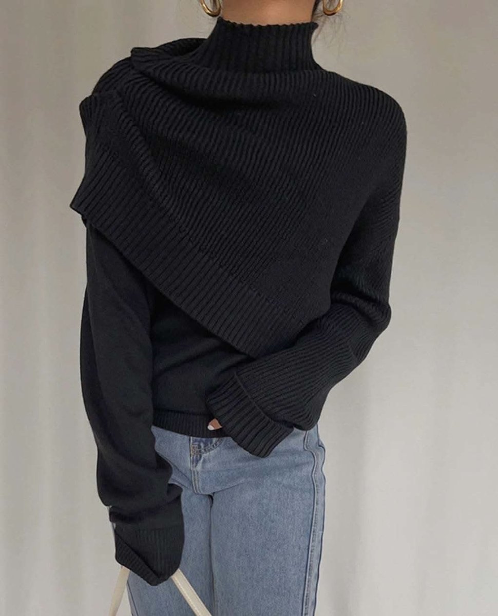 アシンメトリーユニークデザインニット 3色展開 - select store mirror meアシンメトリーユニークデザインニット 3色展開160869700mirror meselect store mirror me160869700ブラウン