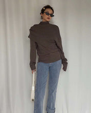 アシンメトリーユニークデザインニット 3色展開 - select store mirror meアシンメトリーユニークデザインニット 3色展開160869700mirror meselect store mirror me160869700ブラウン