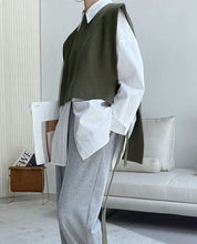 サイドロングリボンワイドニットベスト 3色展開 - select store mirror meサイドロングリボンワイドニットベスト 3色展開163197533mirror meselect store mirror me163197533ホワイト