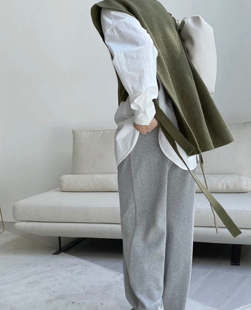 サイドロングリボンワイドニットベスト 3色展開 - select store mirror meサイドロングリボンワイドニットベスト 3色展開163197533mirror meselect store mirror me163197533ホワイト