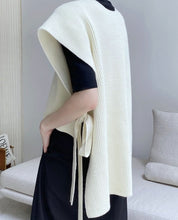 サイドロングリボンワイドニットベスト 3色展開 - select store mirror meサイドロングリボンワイドニットベスト 3色展開163197533mirror meselect store mirror me163197533ホワイト