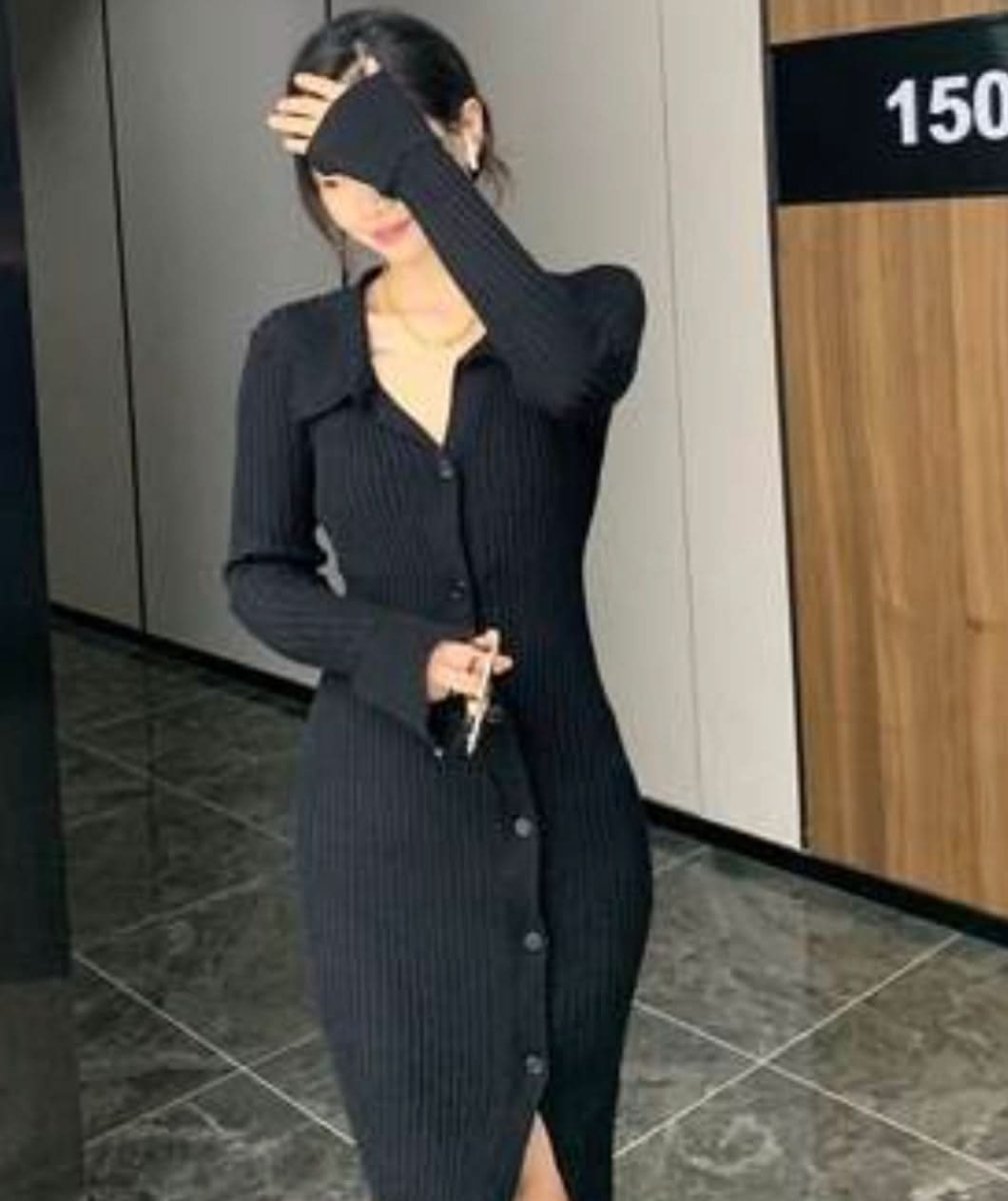 <インスタグラマー様ご愛用>襟付き袖フレア切り替えリブニットワンピース 3色展開 - select store mirror me<インスタグラマー様ご愛用>襟付き袖フレア切り替えリブニットワンピース 3色展開164237672mirror meselect store mirror me164237672マスタード S