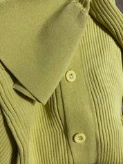 <インスタグラマー様ご愛用>襟付き袖フレア切り替えリブニットワンピース 3色展開 - select store mirror me<インスタグラマー様ご愛用>襟付き袖フレア切り替えリブニットワンピース 3色展開164237672mirror meselect store mirror me164237672マスタード S