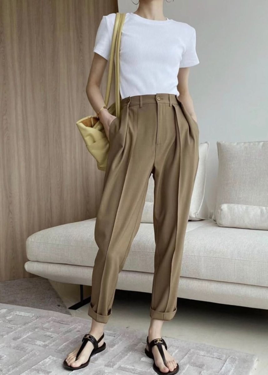 美脚ラインマニッシュタックパンツ 3色展開 - select store mirror me美脚ラインマニッシュタックパンツ 3色展開169250054mirror meselect store mirror me169250054イエローS