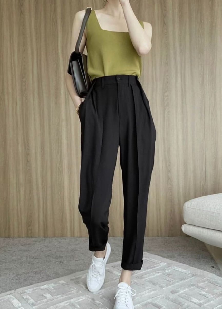 美脚ラインマニッシュタックパンツ 3色展開 - select store mirror me美脚ラインマニッシュタックパンツ 3色展開169250054mirror meselect store mirror me169250054イエローS