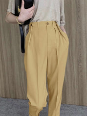 美脚ラインマニッシュタックパンツ 3色展開 - select store mirror me美脚ラインマニッシュタックパンツ 3色展開169250054mirror meselect store mirror me169250054イエローS