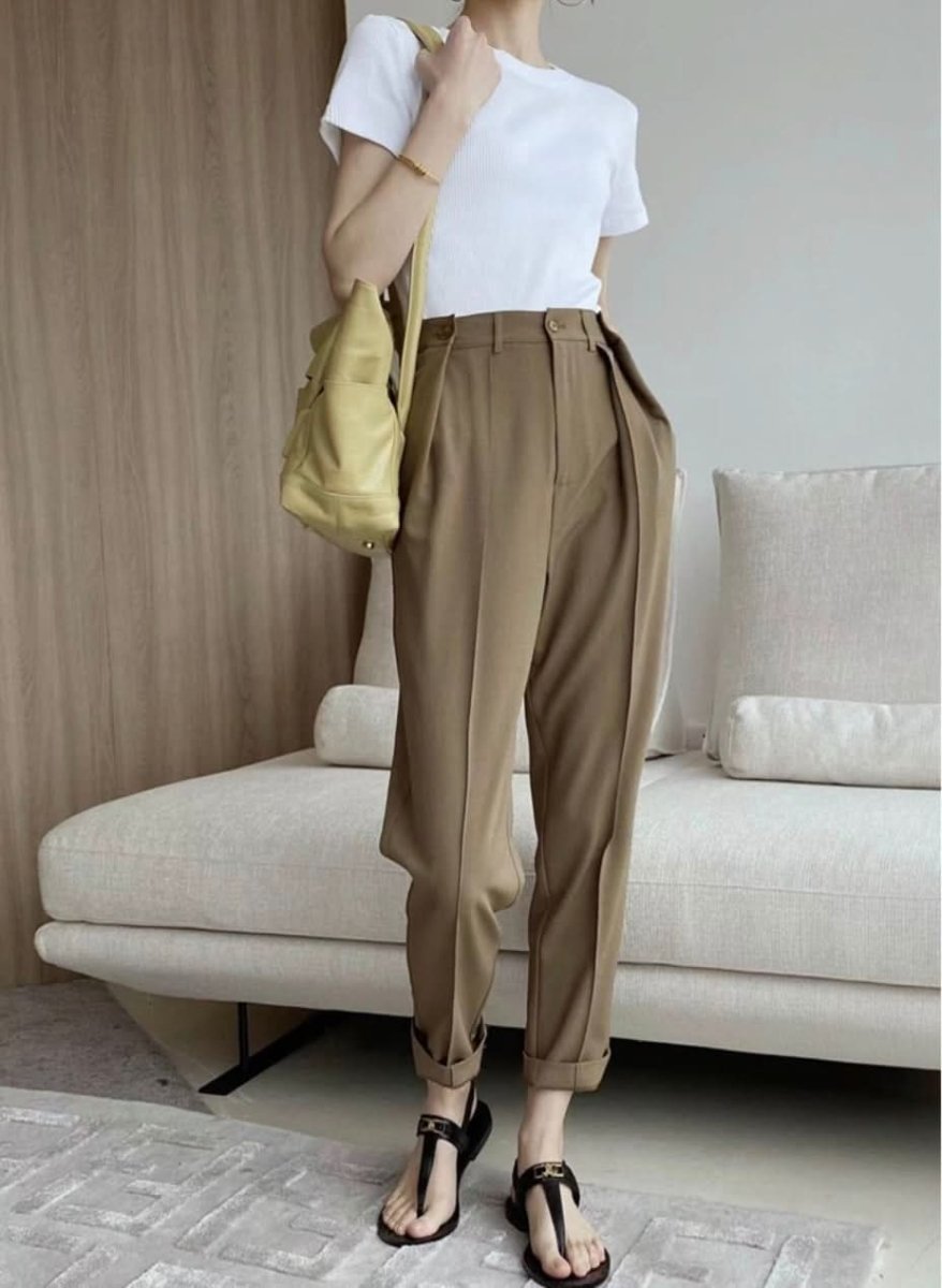 美脚ラインマニッシュタックパンツ 3色展開 - select store mirror me美脚ラインマニッシュタックパンツ 3色展開169250054mirror meselect store mirror me169250054イエローS