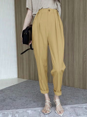 美脚ラインマニッシュタックパンツ 3色展開 - select store mirror me美脚ラインマニッシュタックパンツ 3色展開169250054mirror meselect store mirror me169250054イエローS