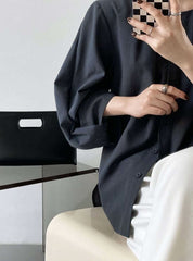 【動画あり】ラウンドネックランタンスリーブブラウス 3色展開 - select store mirror me【動画あり】ラウンドネックランタンスリーブブラウス 3色展開189782159mirror meselect store mirror me189782159ホワイトS