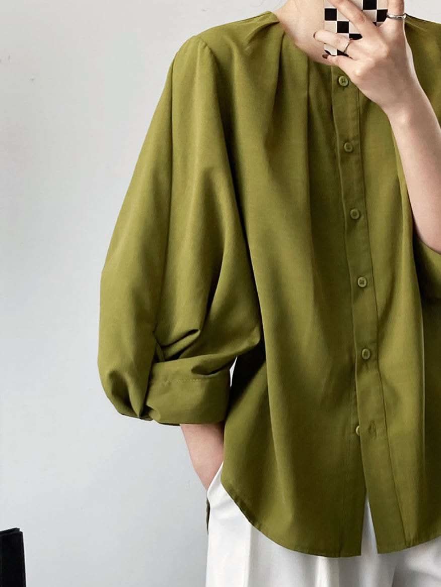 【動画あり】ラウンドネックランタンスリーブブラウス 3色展開 - select store mirror me【動画あり】ラウンドネックランタンスリーブブラウス 3色展開189782159mirror meselect store mirror me189782159ホワイトS